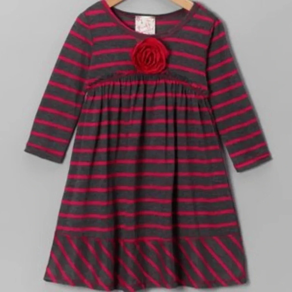 PINK VANILLA EUC GIRLS GIRL DRESS TOP BOTTOM EASTER BOUTIQUE CASUAL SIZE 5 - Picture 4 of 6